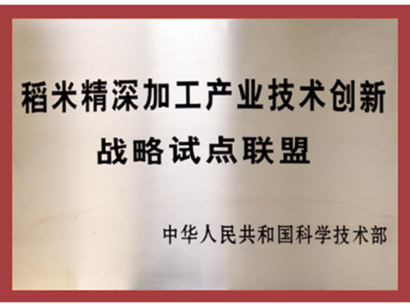 稻米精深加工产业技术创新战略试点联盟